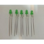 LED-3mm-Green-Clear-DIP2