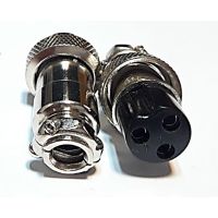 Con-Power-Bulk Head-3Pin-F-Plug-S