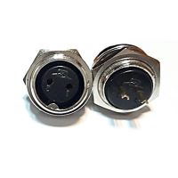 Con-Power-Bulk Head-2Pin-F-PM-S