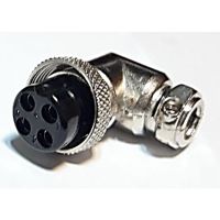 Con-Power-Bulk Head-4Pin-F-Plug-RA