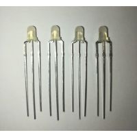 LED-3mm-G/R-Katod-Short-DIP3-White